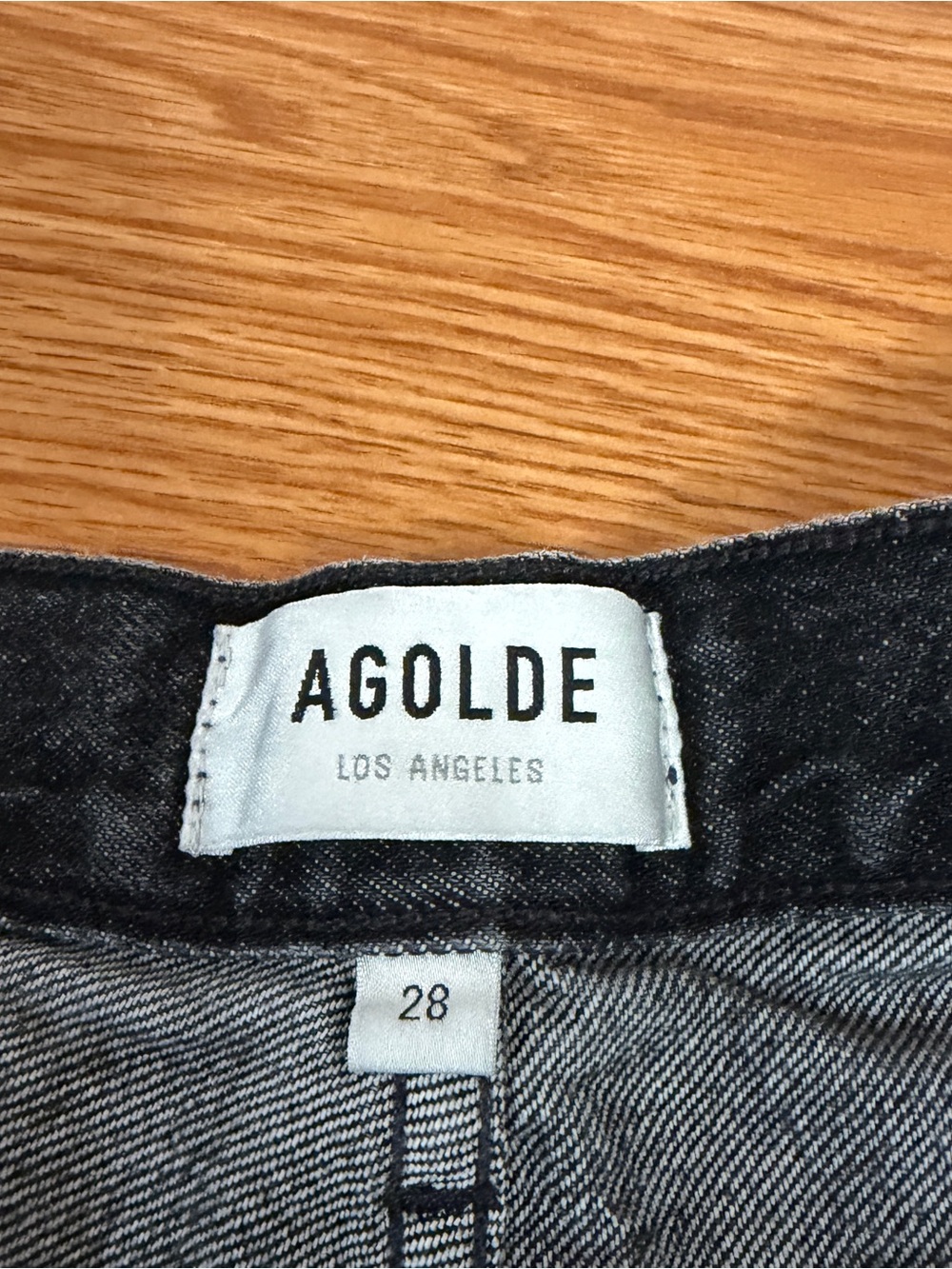 Agolde Risha Zip Utility Jeans In Sin Size 28 - Picture 9 of 11